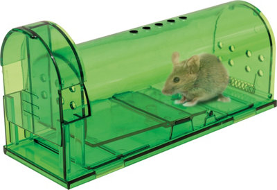 Authenzo Humane No Kill Mouse Trap, Catch and Release (2 Pack