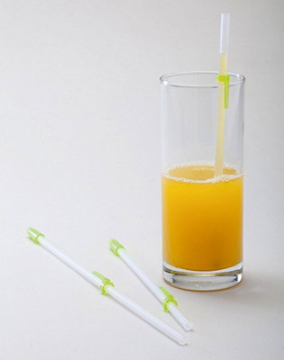 Pack of 2 - One Way Drinking Aid Straws - for the Elderly, Stroke, Parkinsons