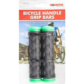 Pack Of 2 Pairs Bicycle Hand Grip Handle Bars Non Slip Soft Cycle