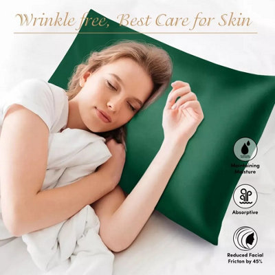 Pack of 2 Pillowcases Luxury Soft Anti Hairfall Pillow Covers Pair