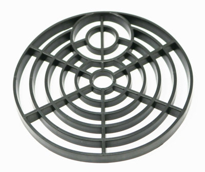 PACK OF 2 ROUND GULLEY GRID DRAIN COVER GRATE LID. HEAVY DUTY PVC ...
