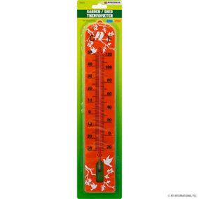 Pack Of 2 Small Wooden Thermometer Traditional Outdoor Garden Greenhouse C And F Reading