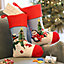 Pack of 2 Snowmen & Penguin Children's Xmas Tree Decoration Christmas Gift Bag Christmas Stocking