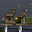 Pack of 2 Stag Christmas Stocking Holders