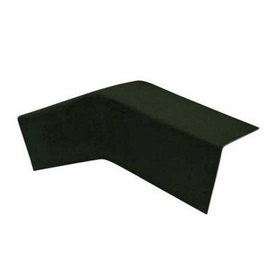 PACK OF 2 (Total 2 Units) - Fibre Cement 300mm X 300mm Plain Wing Cranked Barage Board - Green - 15 Degrees - 2200mm