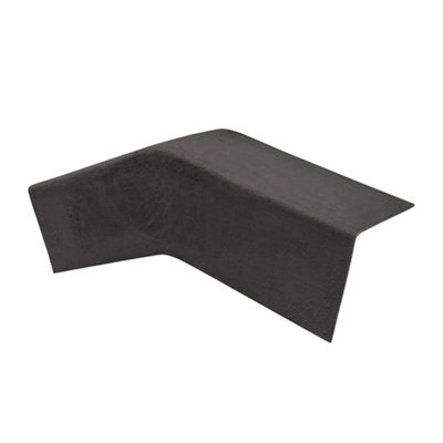 PACK OF 2 (Total 2 Units) - Fibre Cement 300mm X 300mm Plain Wing Cranked Barage Board - Light Brown - 10 Degrees - 2200mm