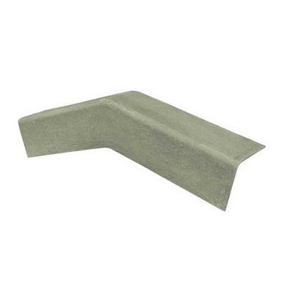 PACK OF 2 (Total 2 Units) - Fibre Cement 300mm X 300mm Plain Wing Cranked Barage Board - Light Green - 12.5 Degrees - 2200mm