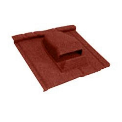 PACK OF 2 (Total 2 Units) - Metal Roof Tile Slate Cowl Roof Tile Vent ...