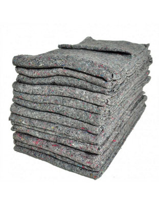 Pack of 2 Transit Removal Blankets Removal Protection Sheets 1.5m x 2m DIY at B&Q