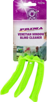 Pack Of 2 Venetian Window Blinds Cleaner Duster Brush 3 Pronged Washable Cleaning