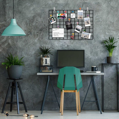 Pack of 2 Wall Hanging Grid Panels - Pukkr - 3