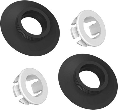Pack Of 2 X Flush Valve Seal & Clip Black Rubber for Ideal Standard ...