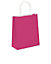 Pack of 20 Coloured Paper Party Bags 18cm x 22cm x 8cm Gift Bag With Handles Birthday Loot Bag Recyclable (Fuchsia)