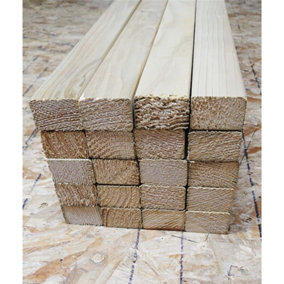 PACK OF 20 - Deluxe 44mm Pressure Treated Timber Tongue Framing - 2.4m Length (44mm x 28mm)