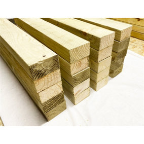 PACK OF 20 - LENGTH 2.4m - 70mm CLS Framing C16 Structural Graded Timber (45mm x 70mm) - Pressure Treated Timber