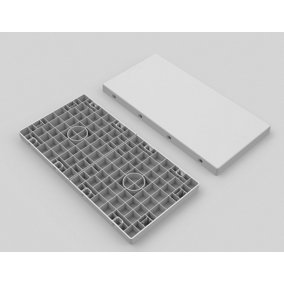 Pack of 20 QUICKBLOCK Capping pieces in Grey