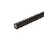 Pack of 20 Reinforcing Steel Bar - Ribbed Rebar (L)1m x (Dia)12mm