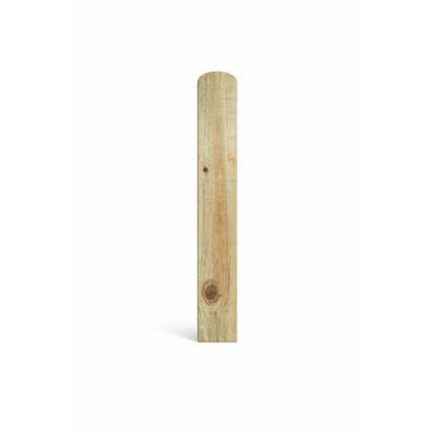 Pack of 20 Tanalised Round Top Fence Pales Green 100 x 25 x 1200mm