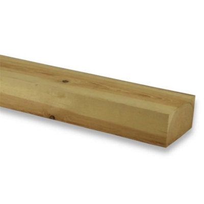 PACK OF 20 (Total 20 Units) - 100mm x 150mm (6" x 4") Sawn Timber Carcassing Wood Softwood Timber - 3.6m Length