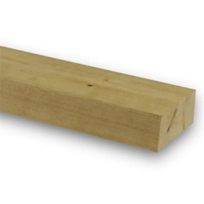PACK OF 20 (Total 20 Units) - 100mm x 200mm (8" x 4") Sawn Timber Carcassing Wood Softwood Timber - 3.0m Length