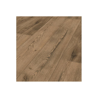 Pack of 20 (Total 20 Units) 12mm Thick Westside Oak Laminate Flooring - 1285mm (L) x 192mm (W) - 29.6m2 Coverage