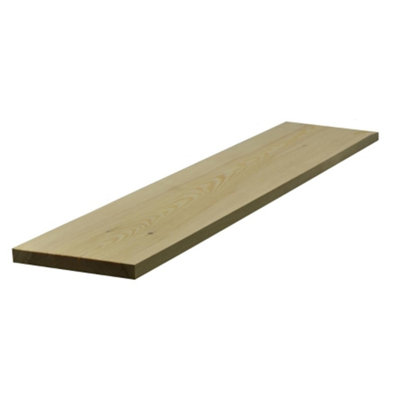 PACK OF 20 (Total 20 Units) - 25mm Redwood Planed Square Edge 5Th - 225mm (W) x 4800mm (L) - (Finish 20.5mm x 219mm)