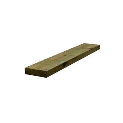 PACK OF 20 (Total 20 Units) - 47mm Thick Regularised Treated Sawn Timber C24 - 100mm (W) x 4200mm (L)