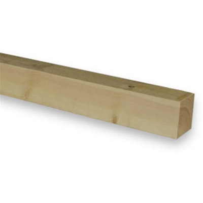 PACK OF 20 (Total 20 Units) - 75mm x 100mm (70mm x 95mm Finish) Planed All Round Redwood Timber - 4.8m Length