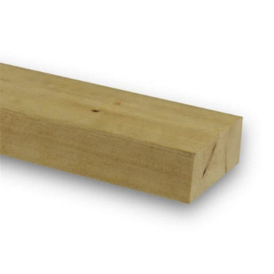 PACK OF 20 (Total 20 Units) - 75mm x 125mm (6" x 3") Sawn Timber Carcassing Wood Softwood Timber - 1.2m Length