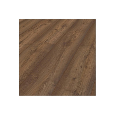 Pack of 20 (Total 20 Units) 8mm Thick Natural Modena Oak Laminate Flooring - 1285mm (L) x 192mm (W) - 44.4m2 Coverage