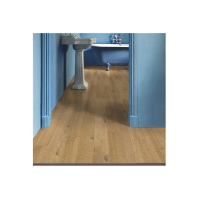Pack of 20 (Total 20 Units) 8mm Thick Soft Oak Natural Laminate Flooring - 1380mm (L) x 190mm (W) - 36.7m2 Coverage