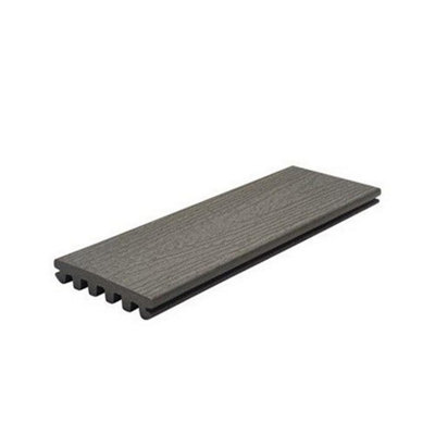 Pack of 20 (Total 20 Units) - Premium Grooved Edge Composite Deck Boards - 140mm (W) x 25mm (H) x 4800mm (L) - Clam Shell