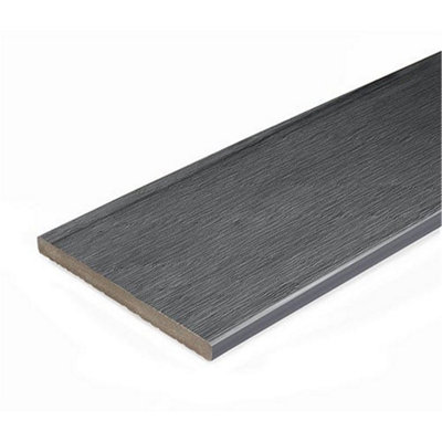 Pack of 20 (Total 20 Units) - Premium I-Series Decking Fascia Boards - 150mm (W) x 12mm (H) x 2200mm (L) - Cape Town Grey