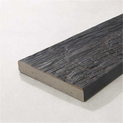 Pack of 20 (Total 20 Units) - Premium Weathered Oak Decking Boards - 200m (W) x 32mm (H) x 3600mm (L) - Embered