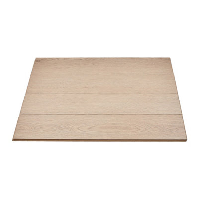 Pack of 20 Wood Grain Composite Click HDF Flooring 12mm Thickness