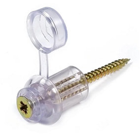 Pack of 200 - 3" PVC Clear Corrugated Roofing Fixings With Screws and Spacers