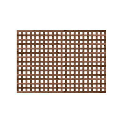 Pack of 21 (Total 21 Units) - VineWeave Privacy Square Trellis - Brown ...
