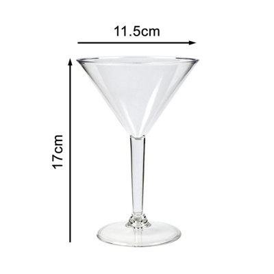 Cheap plastic martini glasses in bulk discount