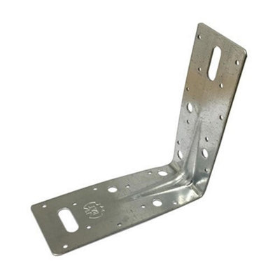 Pack of 24 (Total 24 Units) - Premium Heavy Duty Angle Bracket - 150m (W) x 150mm (H) x 63mm (L)