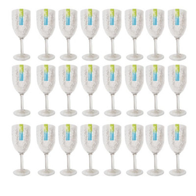 Wholesale plastic shop stemware