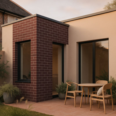 Pack of 250 facing bricks - Kenoteq K-Briq Gillespie Magenta ...