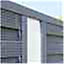 PACK OF 3: 3 x 6 Painted Grey Screen Panel with Translucent Infill