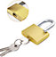 Pack Of 3 40mm Heavy Duty Brass Keyed Padlocks Reliable & Secure Outdoor Storage Lock