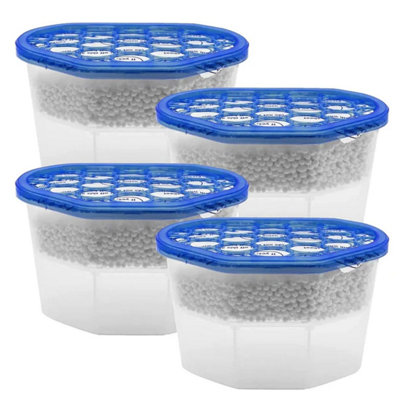Pack of 3 500ml Moisture Absorbent Interior Damp & Mould Preventing Dehumidifiers - 3