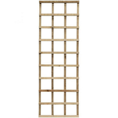PACK OF 3 6 x 2 Heavy Duty Trellis Panel Pressure Treated DIY at B&Q