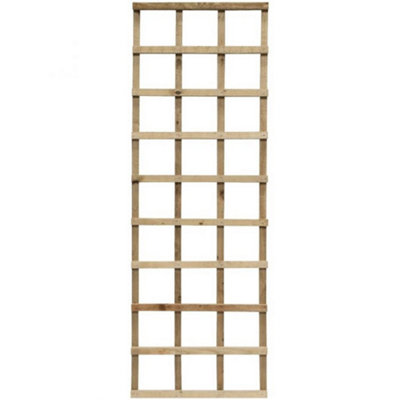 PACK OF 3: 6 x 2 Heavy Duty Trellis Panel Pressure Treated