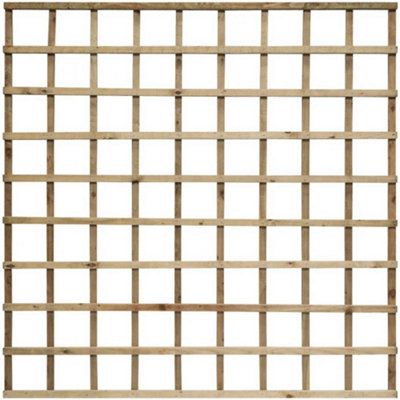 PACK OF 3: 6 x 3 Heavy Duty Trellis Panel Pressure Treated