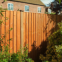 PACK OF 3: 6 x 4 Vertical Board Fence Panel Dip Treated