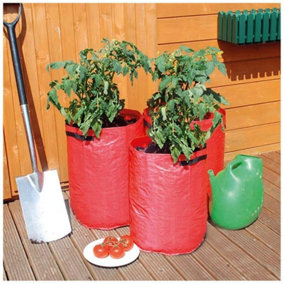 Pack of 3 63L Garden Outdoor Durable Tomato Vegatable Planting Planter Grow Bag