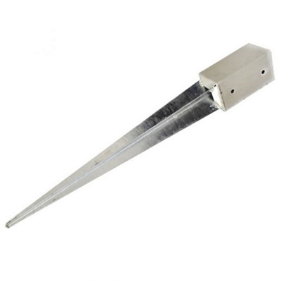PACK OF 3: 90x90mm Post Anchor Spike